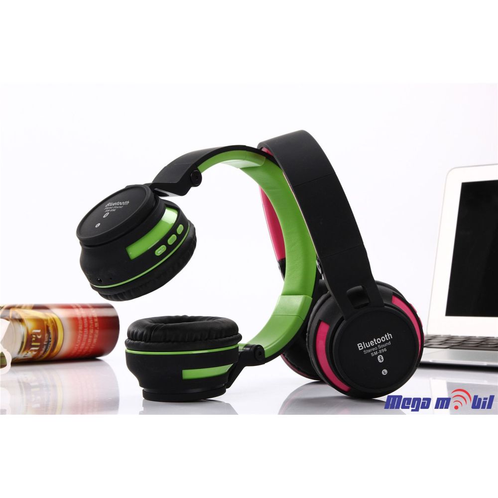 Slusalki Bluetooth SY-BT896 red